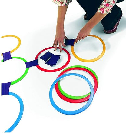 FunBlast Hopscotch Active Indoor Play with Rings Game for Kids Unicorn Hopscotch Game Educational