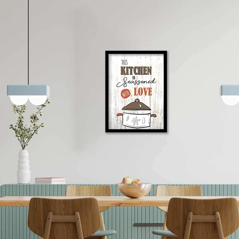 Kotart Engineered Wood Photo Frames For Kitchen And Restaurant Wall Design-2 Square