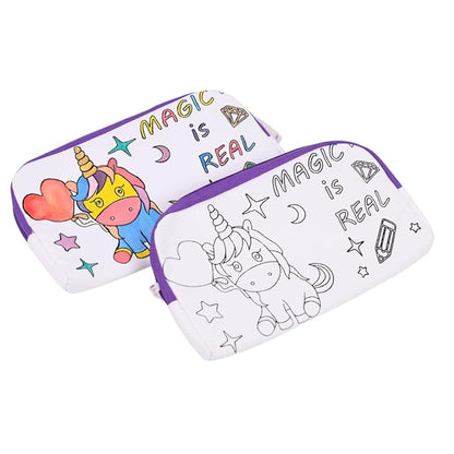 Hobby India Diy Pre-designed Canvas Pouch Painting Kit | Perfect for Kids & Adults