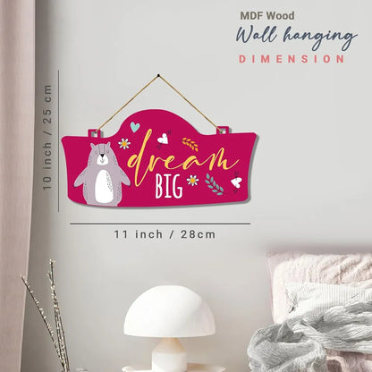 Kotart Dream Big Quotes Wall Decor for Living Room Decorative Items for Home