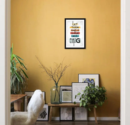 ArtX Paper Motivational Quotes AXI000207-MOT Framed Wall Art Painting