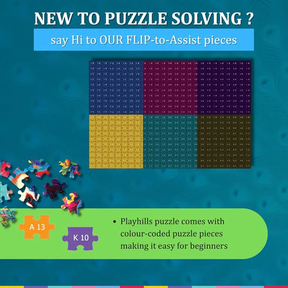 The Precious Peacock  Spirit Animal Wooden Jigsaw Puzzle by Playhills for Children and Adults 13+ Years| Perfect Holiday/Party Gift | Family Activity Games