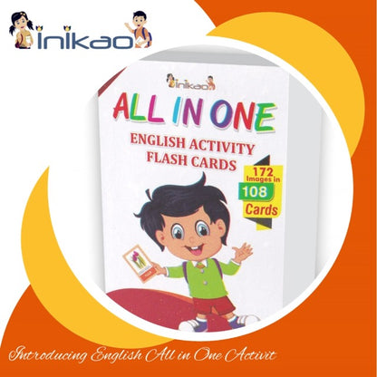 Firstcry Intelliskills Premium 7-in-1 Brain Boosting Non-tearable Flash Cards for Kids | 190 Cards | 1+ Years | Montessori Education Toy for Toddlers