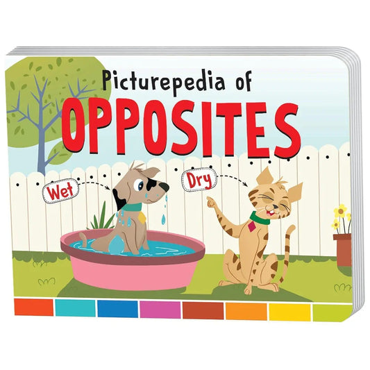 The Book Tree Picturepedia of Opposites I Board Book for Kids Age 2+ I Bright & Colourful Pictures I Easy-to-Read Word Labels I Builds Vocabulary I Early Learning Picture Books for Children by Majestic Book Club