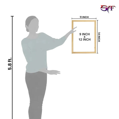 Livin'luxe Paintings Preety Bird Sitting on Plant Home Decor Wall Paintings With Frame B - 456k6