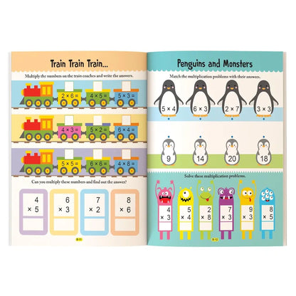 Multiplication and Division Maths Activity Book for Kids Ages 6+ | 120+ Engaging Activities with Answer Key | The Book Tree Books