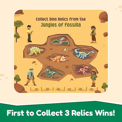 Bloomingo Board Game - Dino Discovery | Exciting Dinosaur Fossil Exploration Game for Kids & Adults