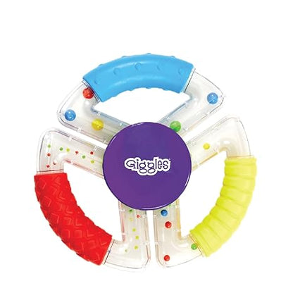 Funskool Giggles Sensory Rattle Unique Textured Handles