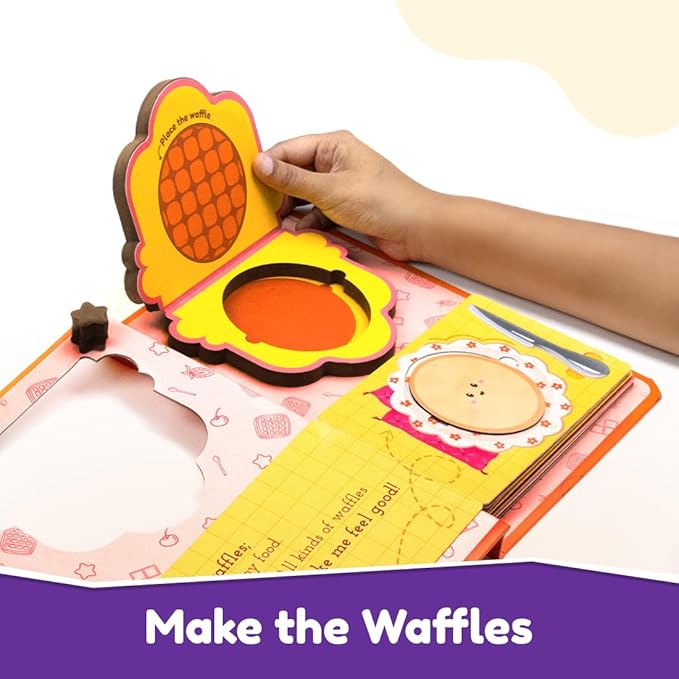 Bloomingo Pretend Play Kit Who Wants Waffles | Waffle Making Set for Kids