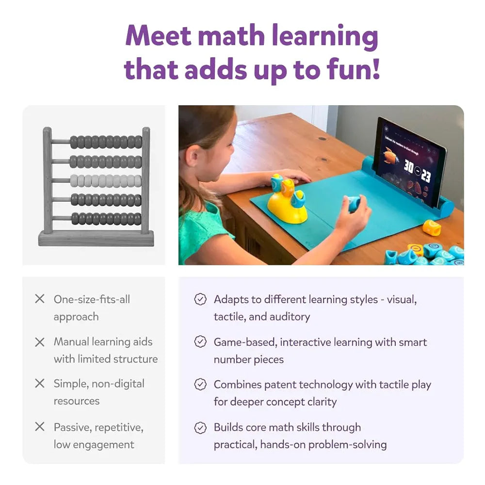 PlayShifu Plugo Count AR-Powered Math STEM Toy with Numbers and Arithmetic Operators for Kids - 250+ Story-Based Interactive Math Challenges Fun Learning, Interactive Game 