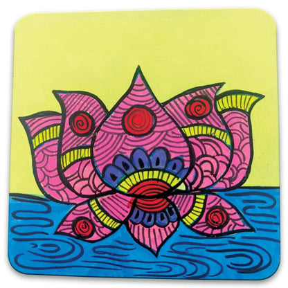 TOYKRAFTT Glass Painting Kit for Kids| Gifts for Girls Boys Age 8+| Madhubani Arts & Crafts Kit Glass Painting Madhubani Kit