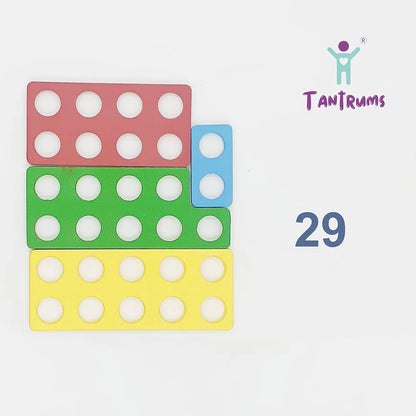 Tantrums Colourful Numicon Math Counting Magic Game Teach Counting Numbers Addition Subtraction to Kids from 3 Years to 5 Years