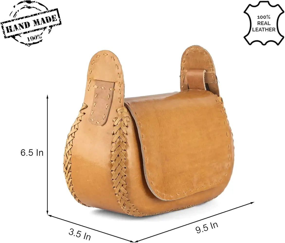Goatter Women's Genuine Leather Cross-Body Sling Bag,