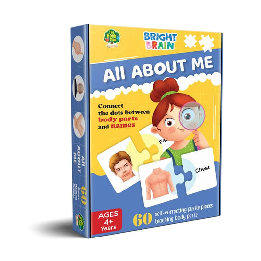 The Book Tree All About Me Puzzle for Kids | 60 Self-Correcting Body Parts Puzzle Pieces | Human Body Learning Toy for Toddlers & Preschoolers Age 4+ | Educational Gift for Boys & Girls