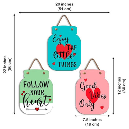 Sehaz Artworks Wall Hanging Decorative Items For Home Home Decor Items For Living Room Positive Vibes Only
