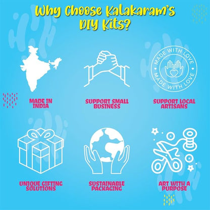 Kalakaram Monster Puppets Making Art and Craft Kit | Make 3 Cut and Paste Jumbo Puppets | Fun and Learning for Kids