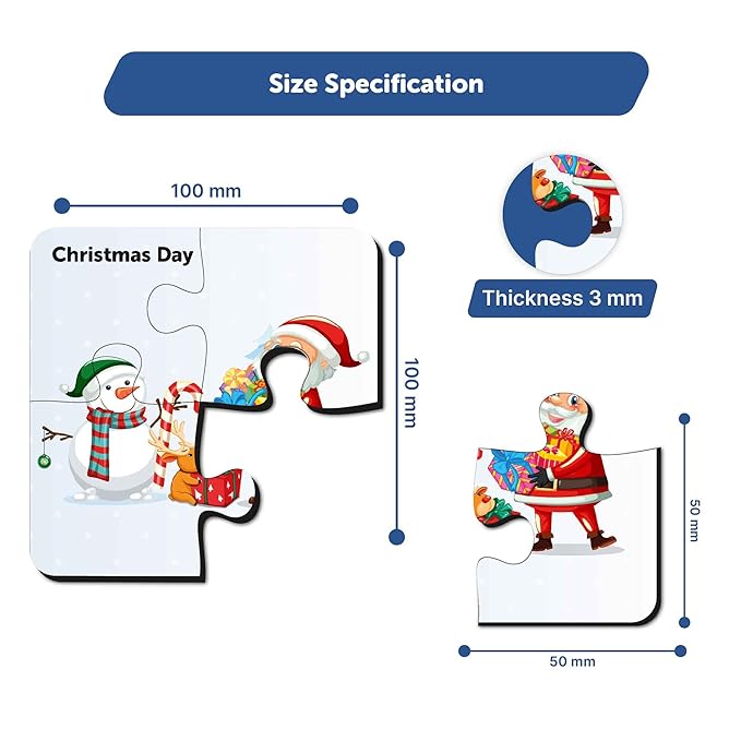 Mini Leaves Kid Indian Festival Jigsaw Puzzles | Set of 6 Puzzles | Jigsaw Puzzles for Ages 2-4 | Social Development