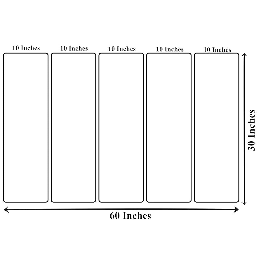 Livin'luxe Set of 5 Couple Deer with Vastu Money Tree Wall Painting Xl35371