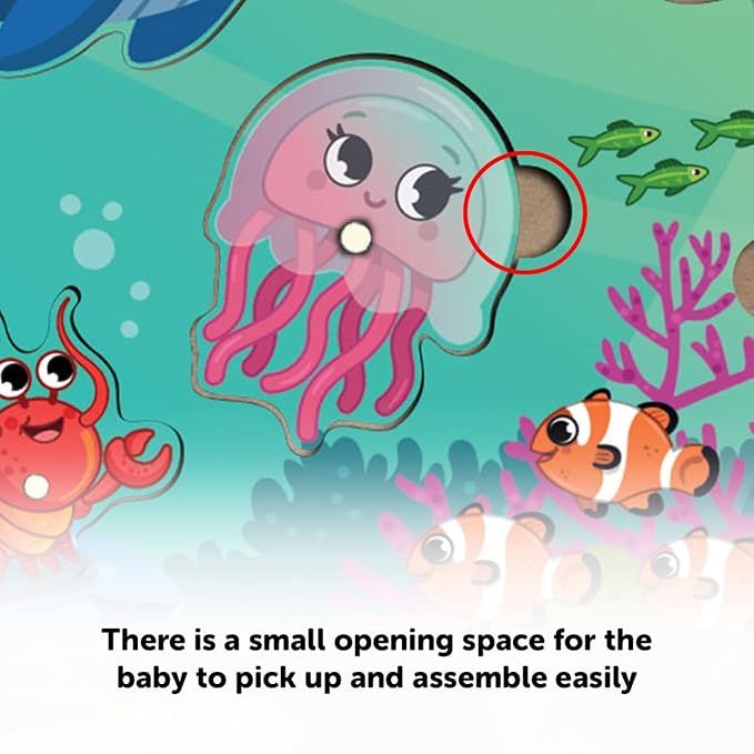 Mini Leaves 2 in 1 Wooden Magnetic Fishing Game for Kids | Fishing Game Educational Fish Catching Game for Kids