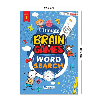 Word Search Grade 1 for Kids  - Ultimate Brain Games: 120+ Fun and Educational Puzzles to Boost Vocabulary and Reading Skills | The Book Tree Books