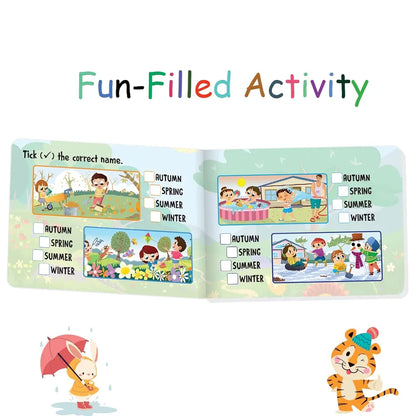 The Book Tree Picturepedia of Seasons I Board Book for Kids Age 2+ I Bright & Colourful Pictures I Easy-to-Read Word Labels I Builds Vocabulary I Early Learning Picture Books for Children by Majestic Book Club