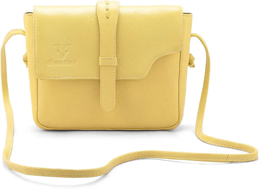Goatter Genuine Leather Sling Cross-Body Bag For Girls And Women's