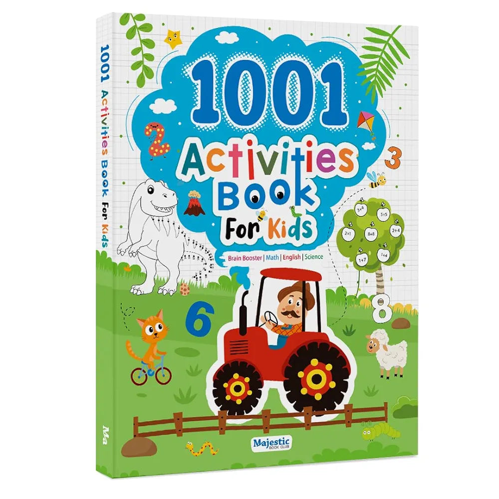 1001 Activity Book for Children Age 5+ | Comprehensive Collection of Brain-boosting Activities | English, Science, Maths & Brain-Booster Activities for Kids | Early Learning | Basic Concepts | Educational and Fun | The Book Tree Books