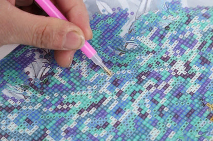 TREXEE 5D Diamond Painting by Number Kit for Adults | Full Drill AngelDiamond Painting Rhinestone Embroidery Pictures for Adults Kids Relaxation and Home Wall Decor 
