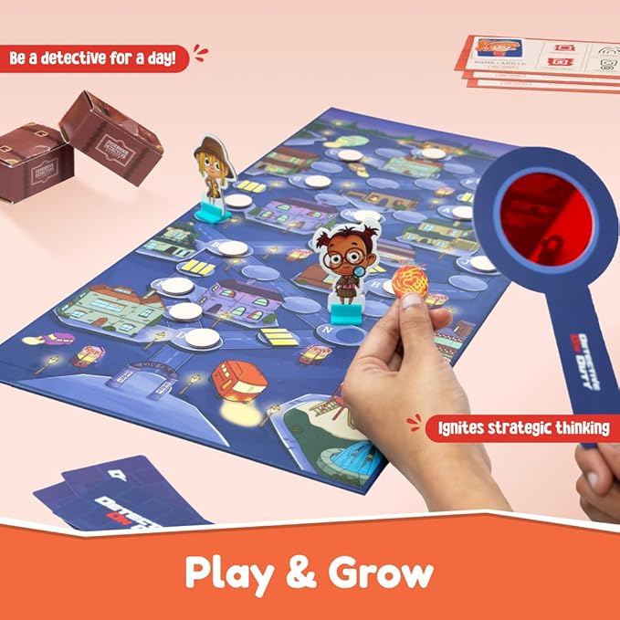 Bloomingo Board Game - Detective on Duty | Thrilling Detective Adventure for Kids & Adults