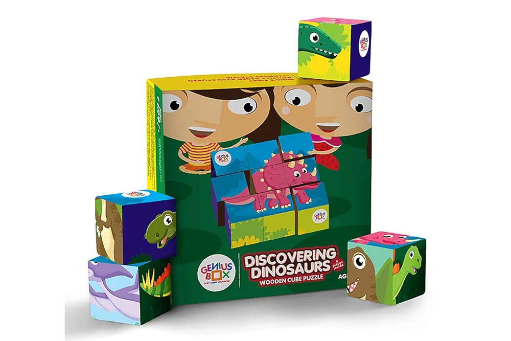 Genius Box - Play some Learning Educational Toy for 5+ Year Age: Discovering Dinosaurs DIY, Activity Kit, Learning Kit, Educational Kit, STEM Toy 16 Activity Kit