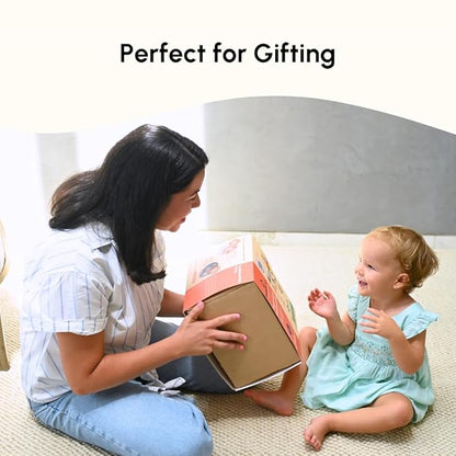 Curious Cub Montessori Stacking and Colour Matching Peg Board | Hand-eye Coordination & Brain Development