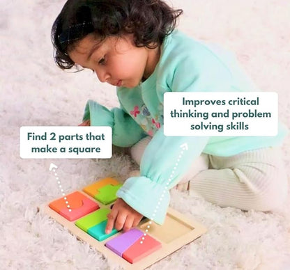 Curious Cub Montessori Learning Wooden Toys | Box 13 | Develop Problem/puzzle Solving | Hand-eye Coordination & Brain Development