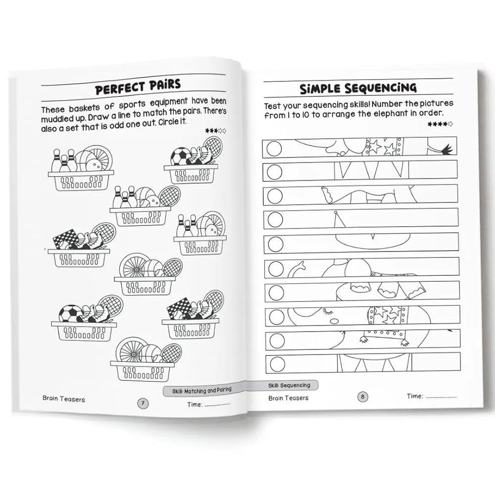Brain Teasers for Kids  - Ultimate Brain Games: 120+ Stimulating Puzzles to Boost Problem-Solving and Critical Thinking Skills in children - | The Book Tree Books