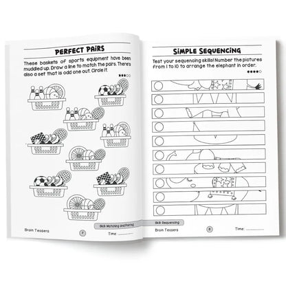 Brain Teasers for Kids  - Ultimate Brain Games: 120+ Stimulating Puzzles to Boost Problem-Solving and Critical Thinking Skills in children - | The Book Tree Books