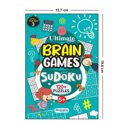 Sudoku Level 3 Tough for Kids  - Ultimate Brain Games: 120+ Advanced Brain-Boosting Puzzles for Smart Minds - | The Book Tree Books