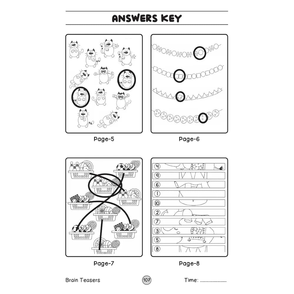 Brain Teasers for Kids  - Ultimate Brain Games: 120+ Stimulating Puzzles to Boost Problem-Solving and Critical Thinking Skills in children - | The Book Tree Books