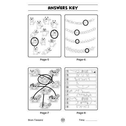 Brain Teasers for Kids  - Ultimate Brain Games: 120+ Stimulating Puzzles to Boost Problem-Solving and Critical Thinking Skills in children - | The Book Tree Books