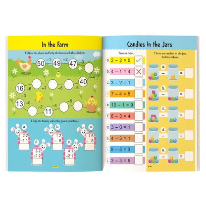 Addition & Subtraction Maths Activity Book for Kids | 120+ Engaging Activities | Fun Characters & Colourful Images | Skill Booster Activities for Children Age 6+ | Learn, Play Everyday | The Book Tree Books