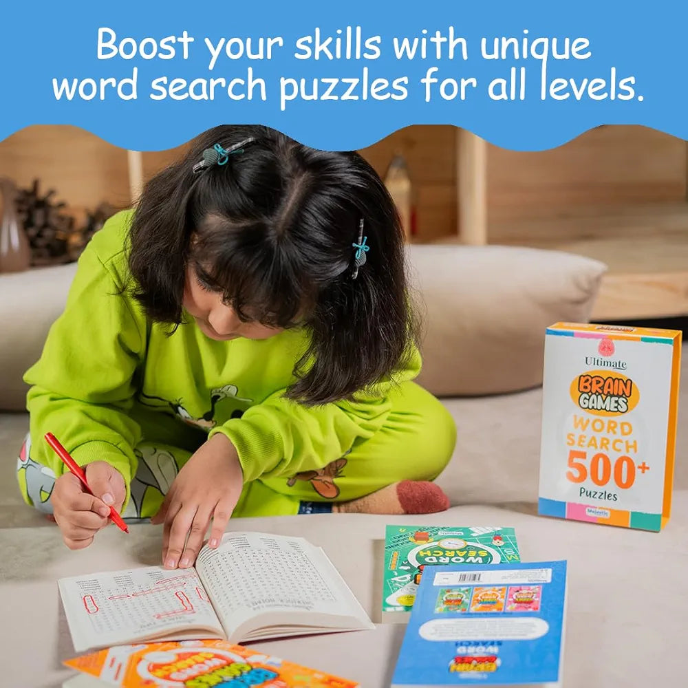 Word Search Activity Book for children Age 3+ years The Ultimate Brain Games Brain Booster Activities Early Learning Enhance Vocabulary English Activity Book | The Book Tree Books