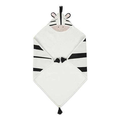 Haus and Kinder Hoodie Blanket Oversized Zooro Baby Hooded Sherpa Blanket