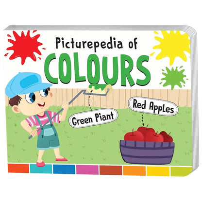 The Book Tree Picturepedia of Colours I Board Book for Kids Age 2+ I Bright & Colourful Pictures I Easy-to-Read Word Labels I Builds Vocabulary I Early Learning Picture Books for Children by Majestic Book Club
