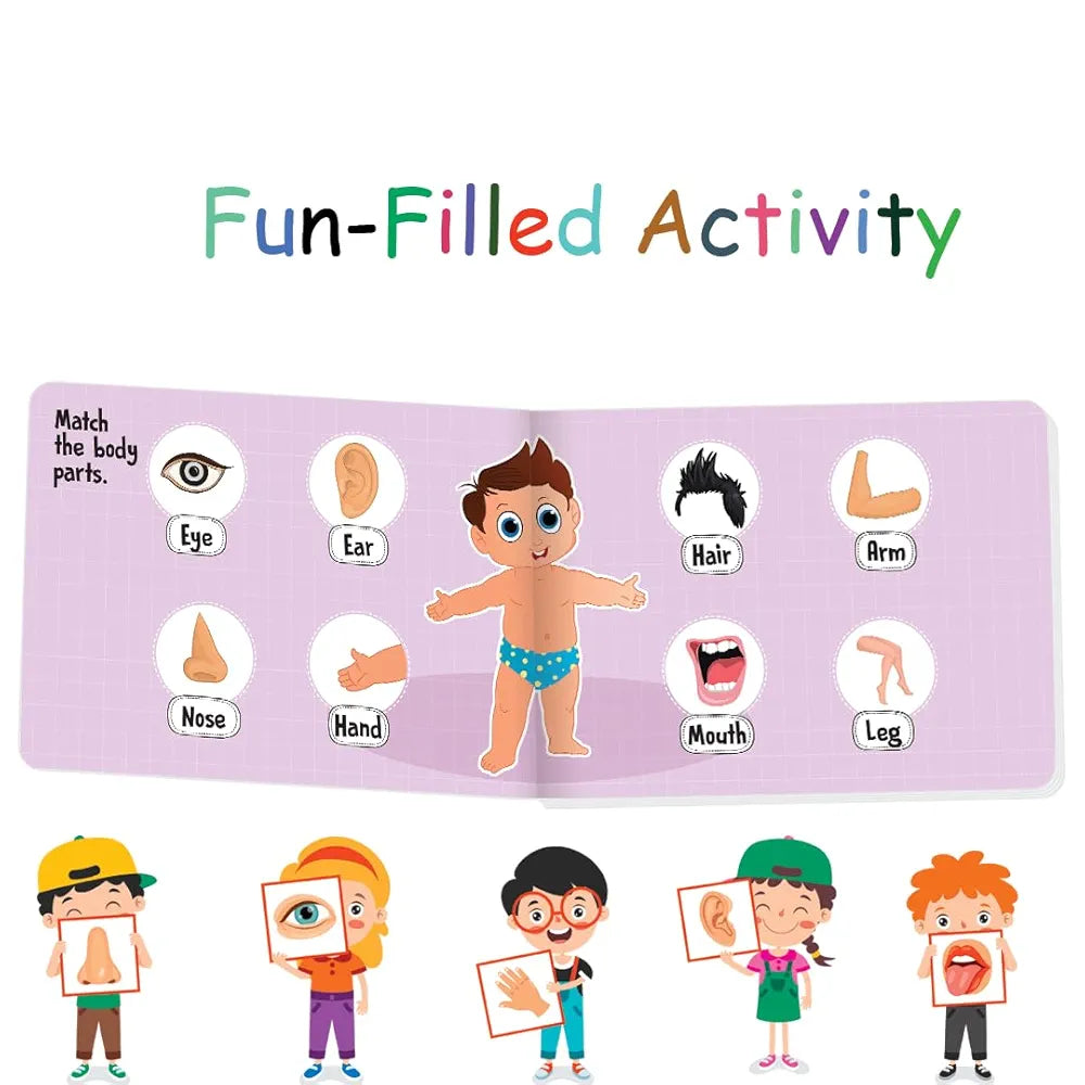 The Book Tree Picturepedia of My Body I Board Book for Kids Age 2+ I Bright & Colourful Pictures I Easy-to-Read Word Labels I Builds Vocabulary I Early Learning Picture Books for Children by Majestic Book Club