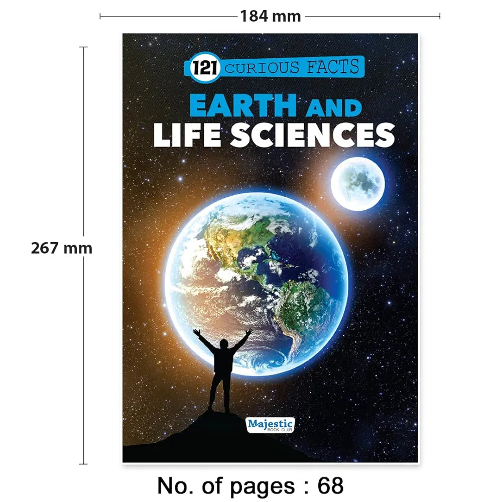 121 Earth and Life Sciences Facts Book for Kids Ages 8+ | Educational Paperback with Colourful Images & Bold Text | 121 Curious Facts for All Ages by Majestic Book Club