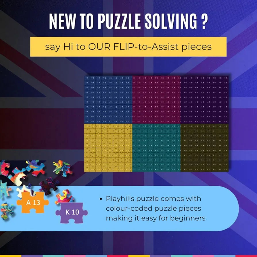 Playhills Big Ben, London  Global Architecture Wooden Jigsaw Puzzle for Children and Adults 8+ Years| Focus, Mind Relaxation Puzzles Family and Activity Games