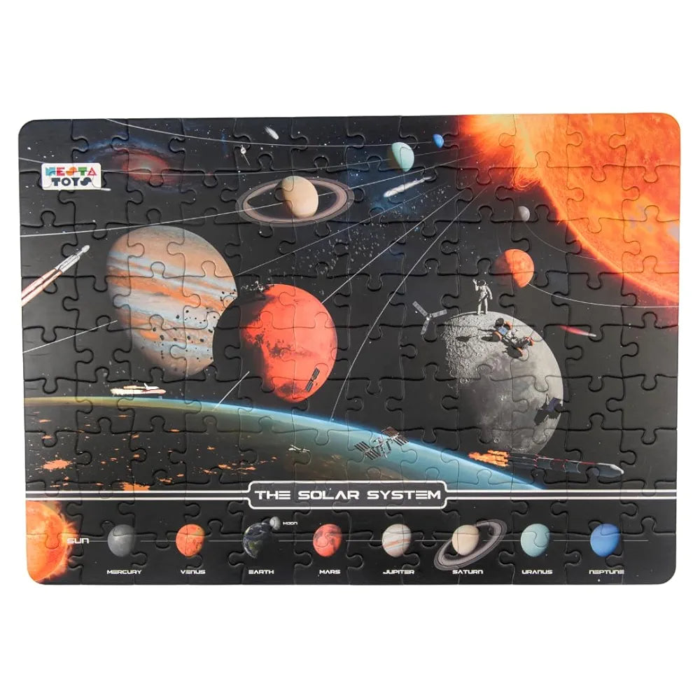 NESTA TOYS - Floor Puzzle & Game, Solar System Jigsaw Puzzle, Educational Toy, Gifts for Boys & Girls Ages 6 to 14 | Space Toys for Kids | 108 pcs, 70 x 50 cm