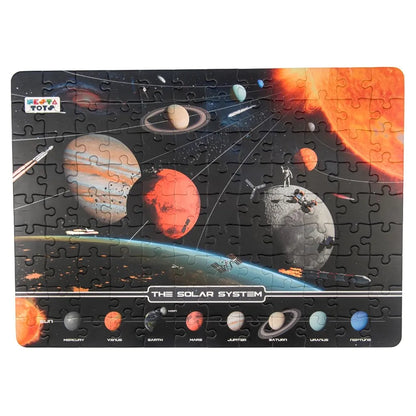NESTA TOYS - Floor Puzzle & Game, Solar System Jigsaw Puzzle, Educational Toy, Gifts for Boys & Girls Ages 6 to 14 | Space Toys for Kids | 108 pcs, 70 x 50 cm