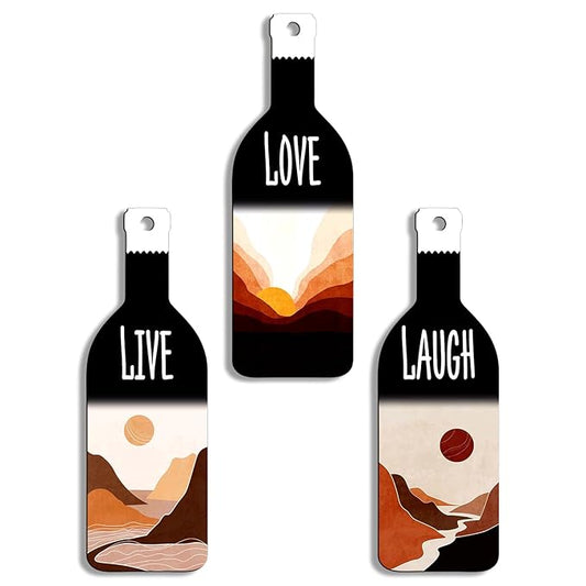 Sehaz Artworks Decorative Items for Home Wall Decoration Items for Living Room Live Love Laugh