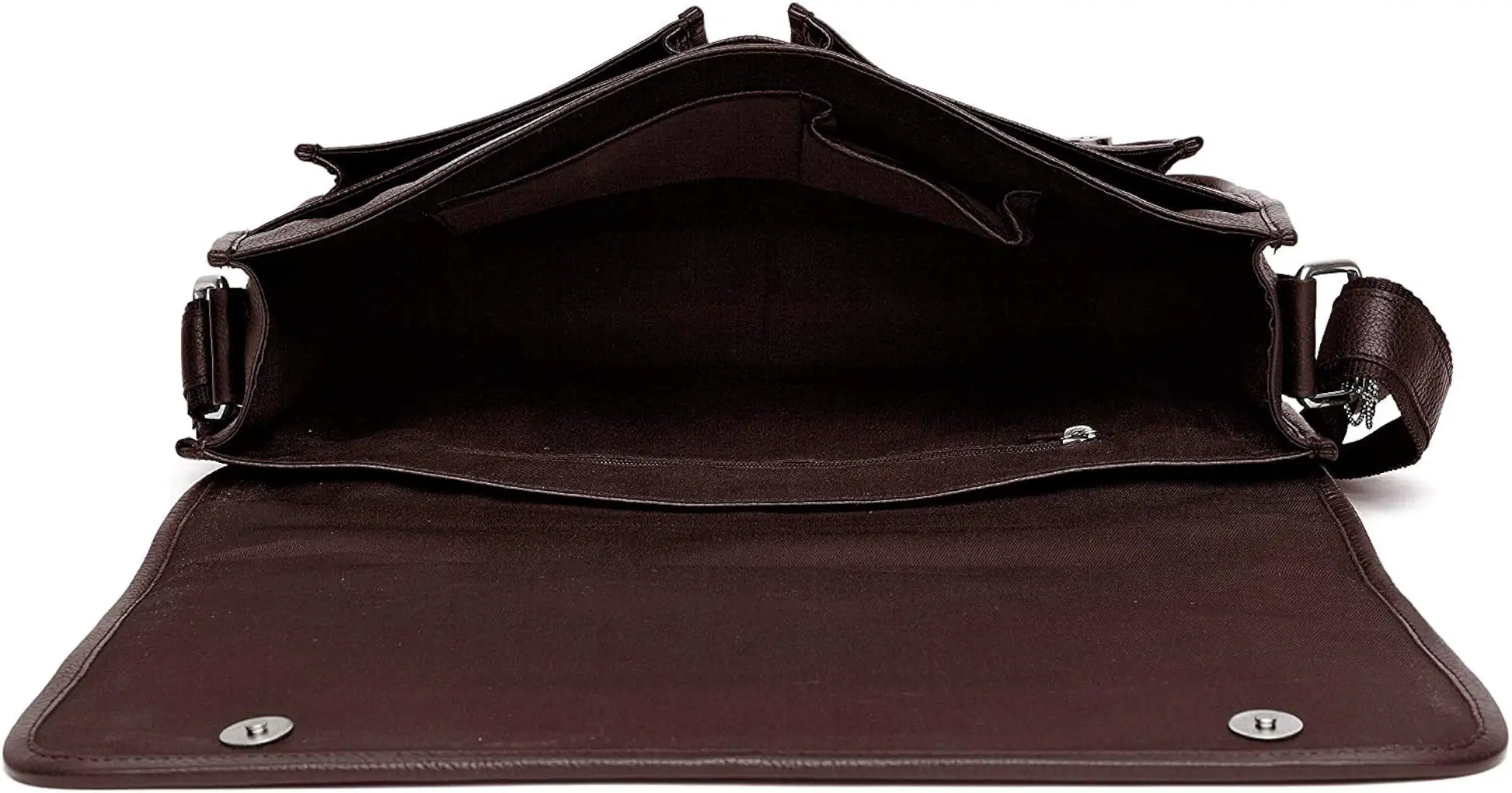 WildHorn Urban Edge100% Leather Laptop Messenger Brown Men's Bag 