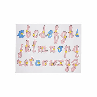 Tantrums Cursive Alphabet Puzzle Learning Puzzle, Montessori Early Educational Pre School Puzzle Toys for 3+ Years Kid