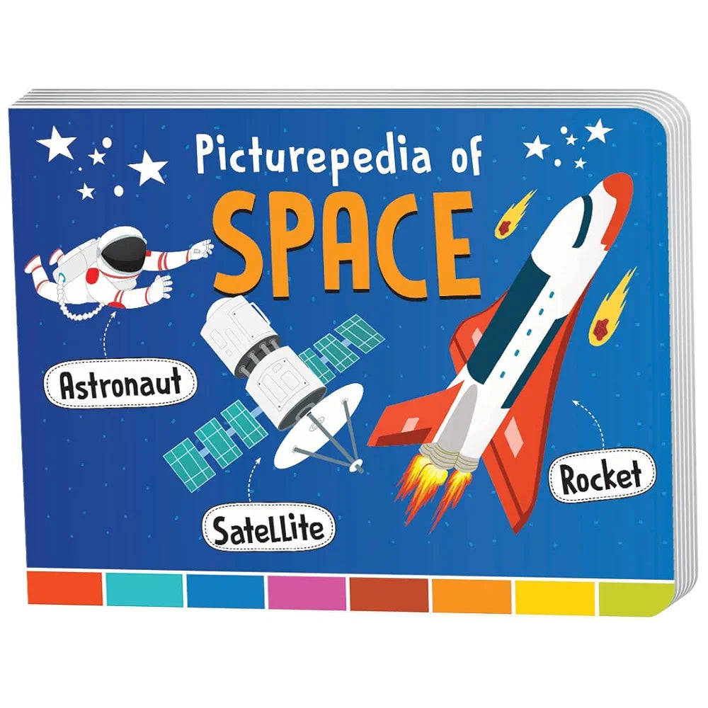 The Book Tree Picturepedia of Space I Board Book for Kids Age 2+ I Bright & Colourful Pictures I Easy-to-Read Word Labels I Builds Vocabulary I Early Learning Picture Books for Children by Majestic Book Club